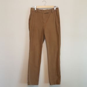 Lacoste Brown Cotton Straight Leg Pants